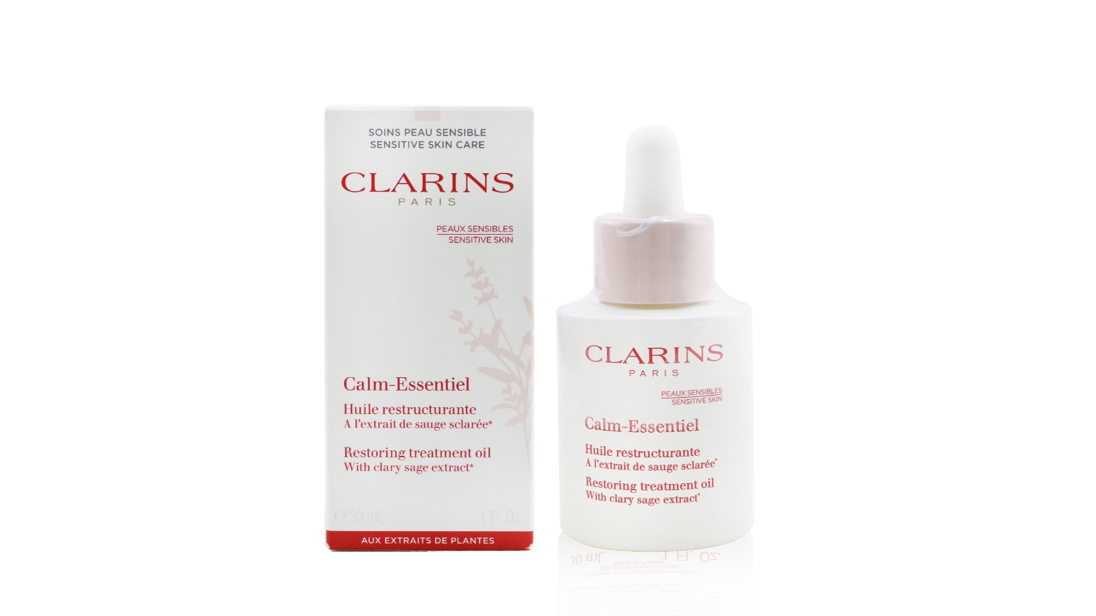 Clarins Calm-Essentiel Restoring Treatment Oil - Sensitive Skin  - 30ml/1oz
