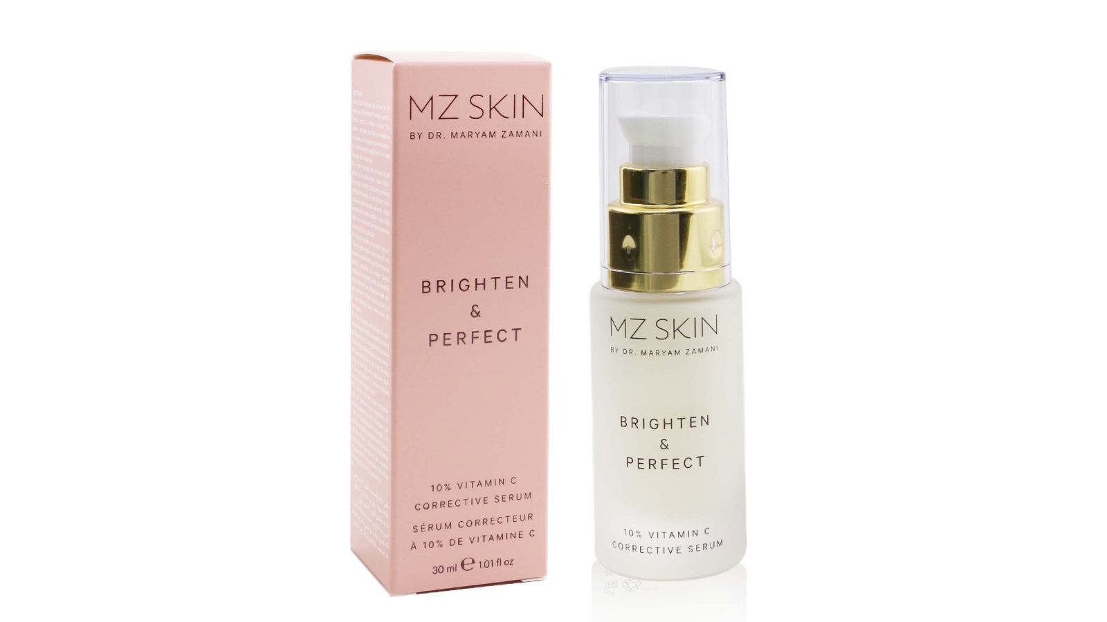 新品未使用! MZ SKIN Brighten & Perfect 30ml MZ Skin Brighten & Perfect 10% Vitamin C Corrective Serum - 30ml