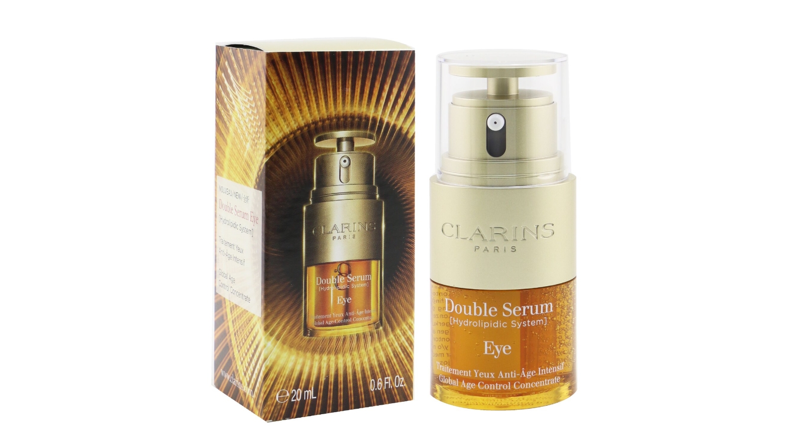 Clarins Double Serum Eye Global Age Control Concentrate  - 20ml/0.6oz