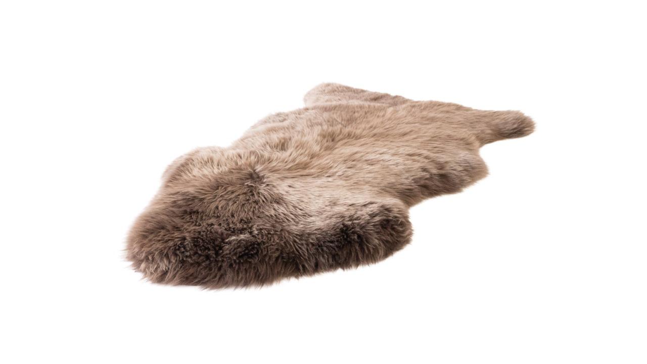 Naturally Sheepskins Single Long Wool Rug - Mocha