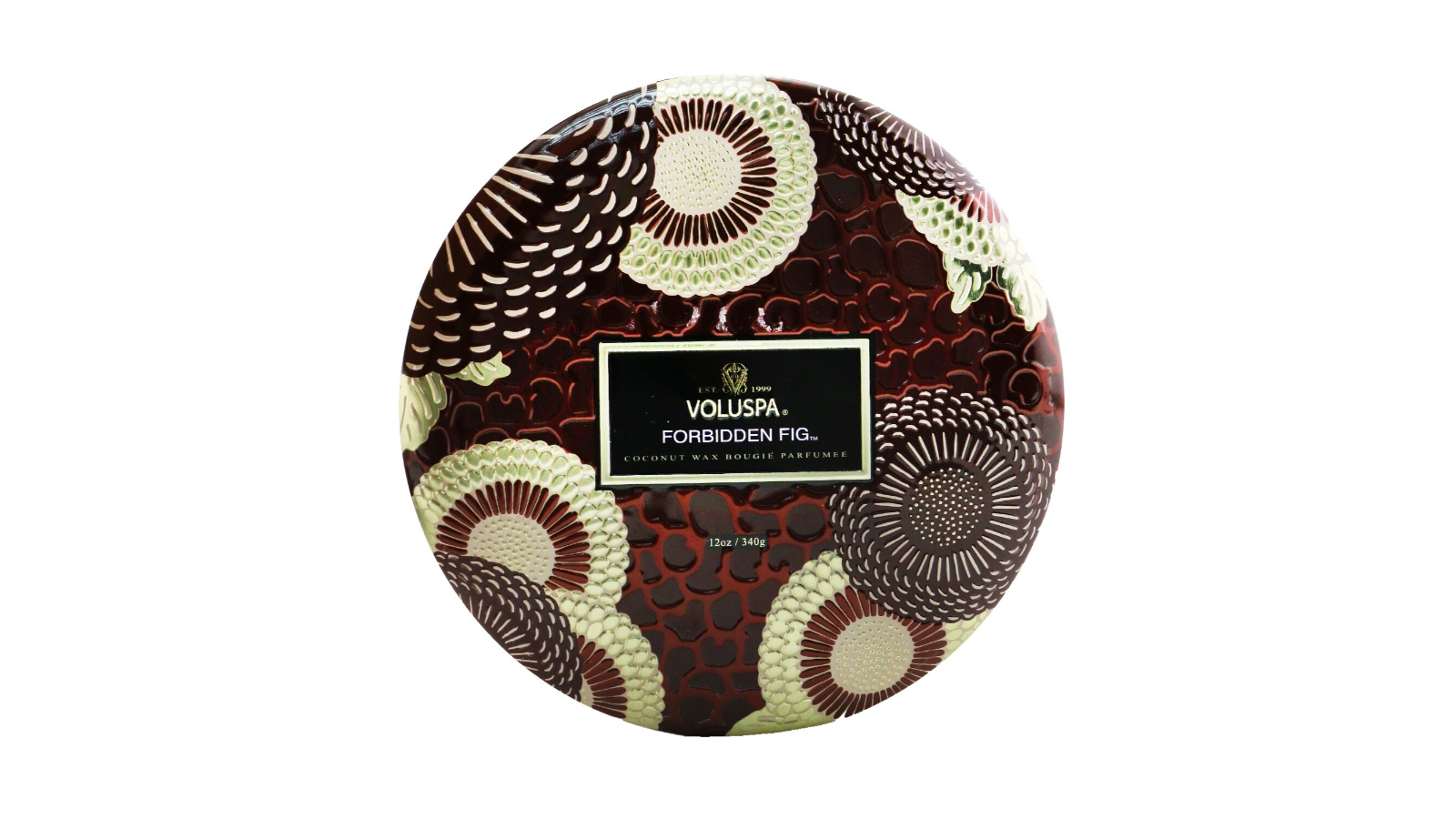 Voluspa 3 Wick Decorative Tin Candle - Forbidden Fig -340g/12oz