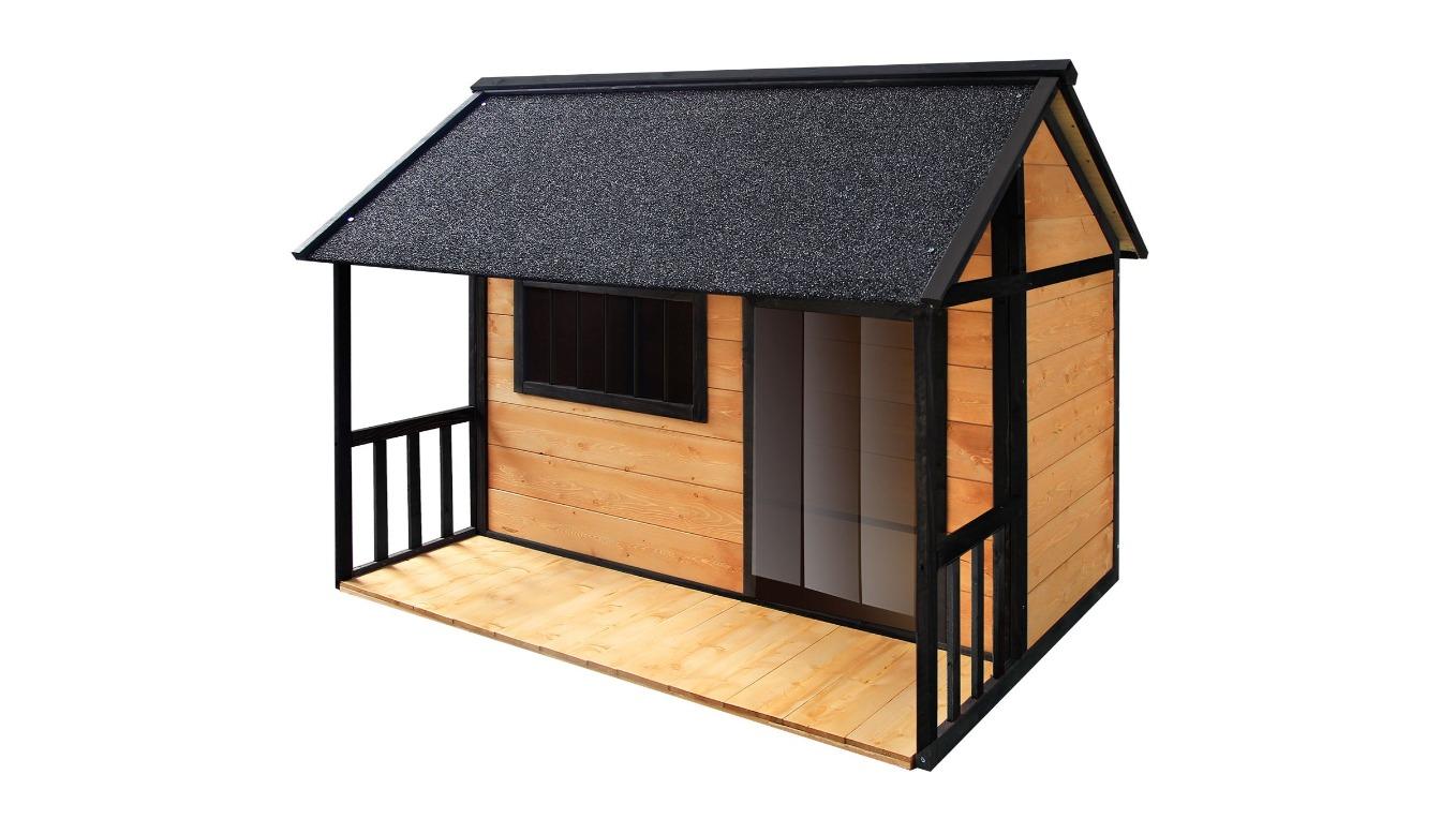 Petscene Outdoor Indoor Dog Kennel Wooden Puppy Home Shelter Pet House - X-X-Large