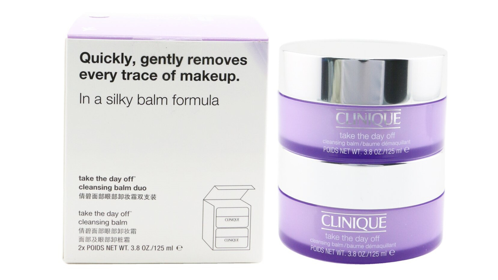 Clinique Pack of 2 Take The Day Off Cleansing Balm Duo - 125ml/3.8oz