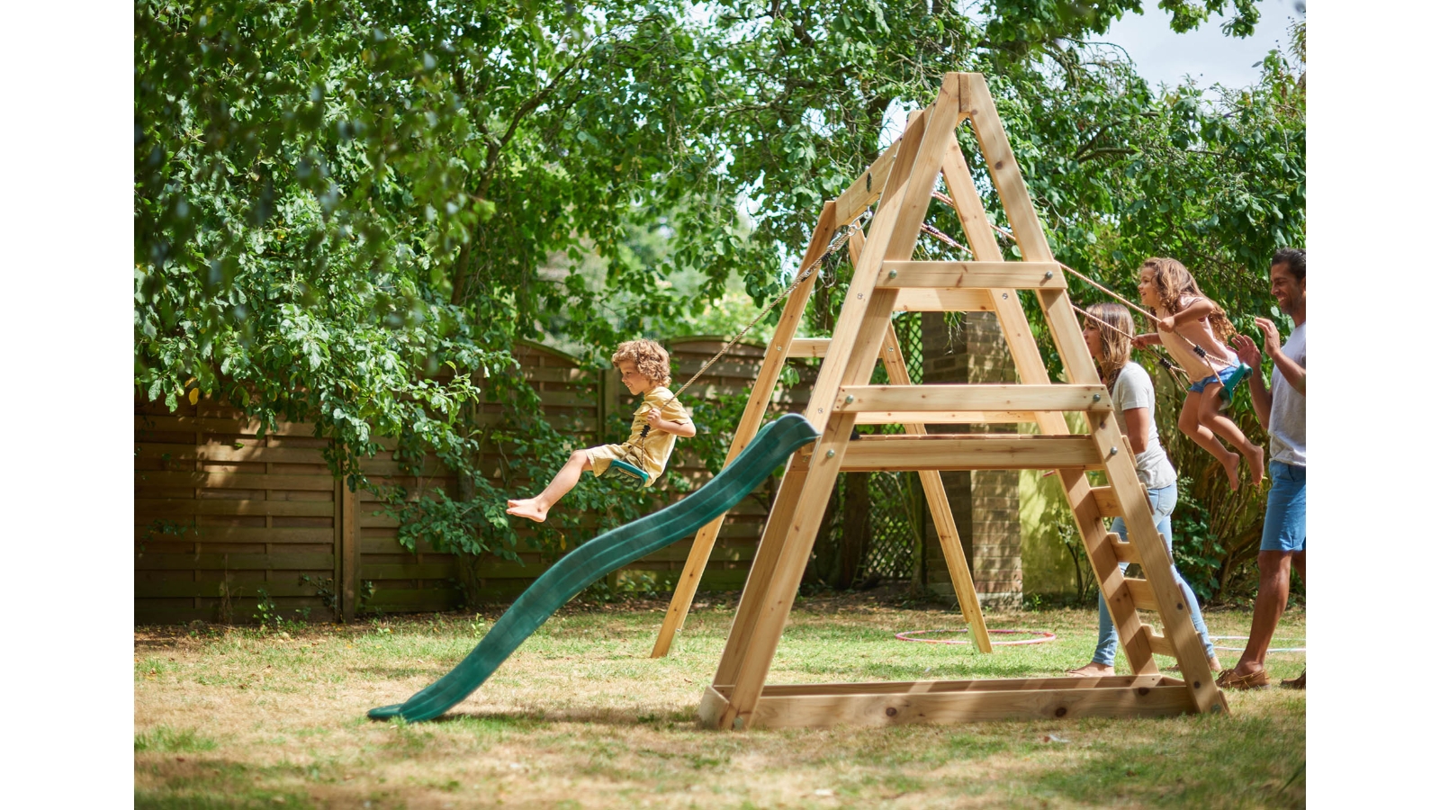 Plum Tamarin Wooden Plum Swing Set Plum Play Wooden Meerkat Swing Set