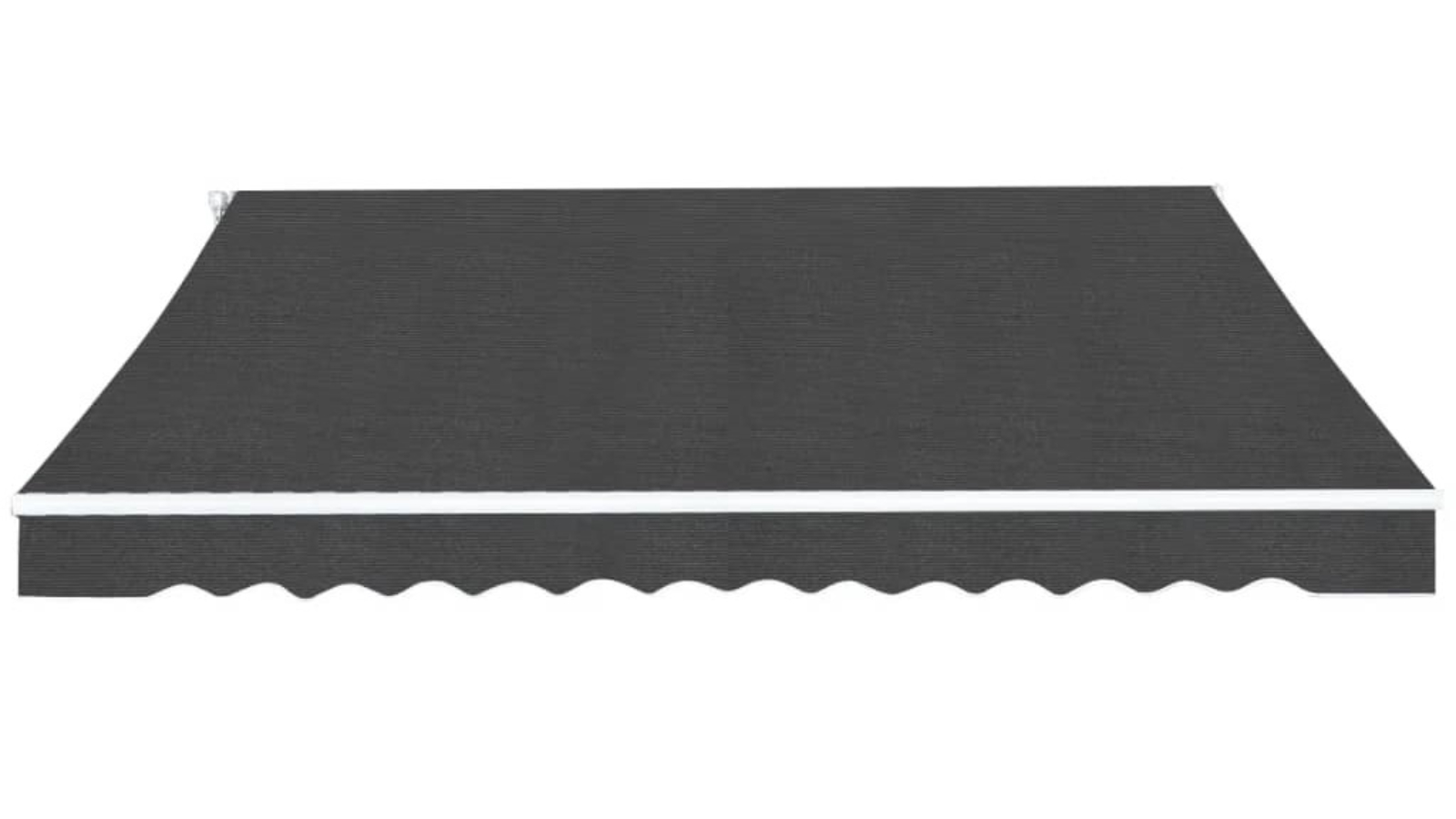 vidaXL Operated Manual 400cm Folding Awning - Anthracite