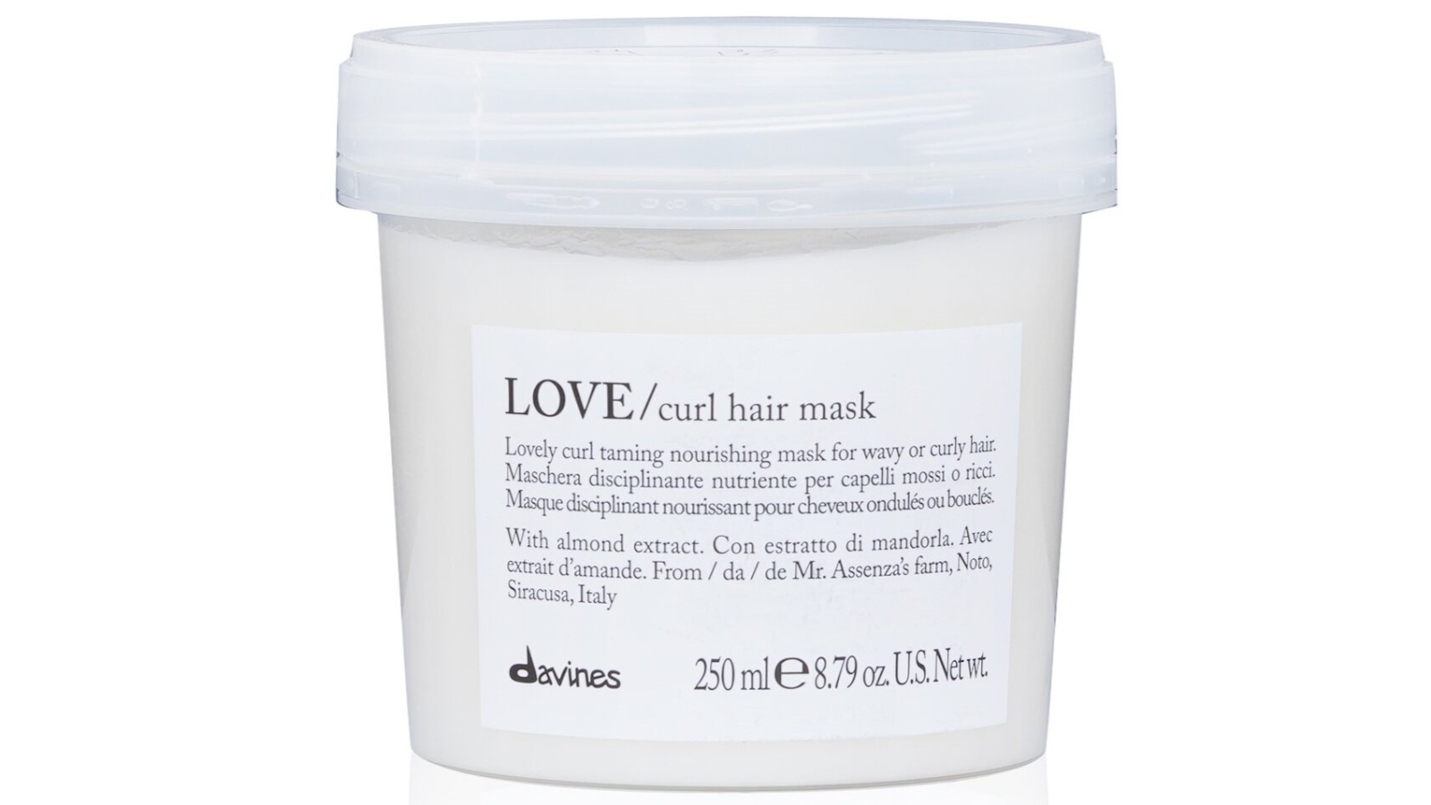 Davines Love Curl Hair Mask For Wavy or Curly Hair - 250ml/8.79oz