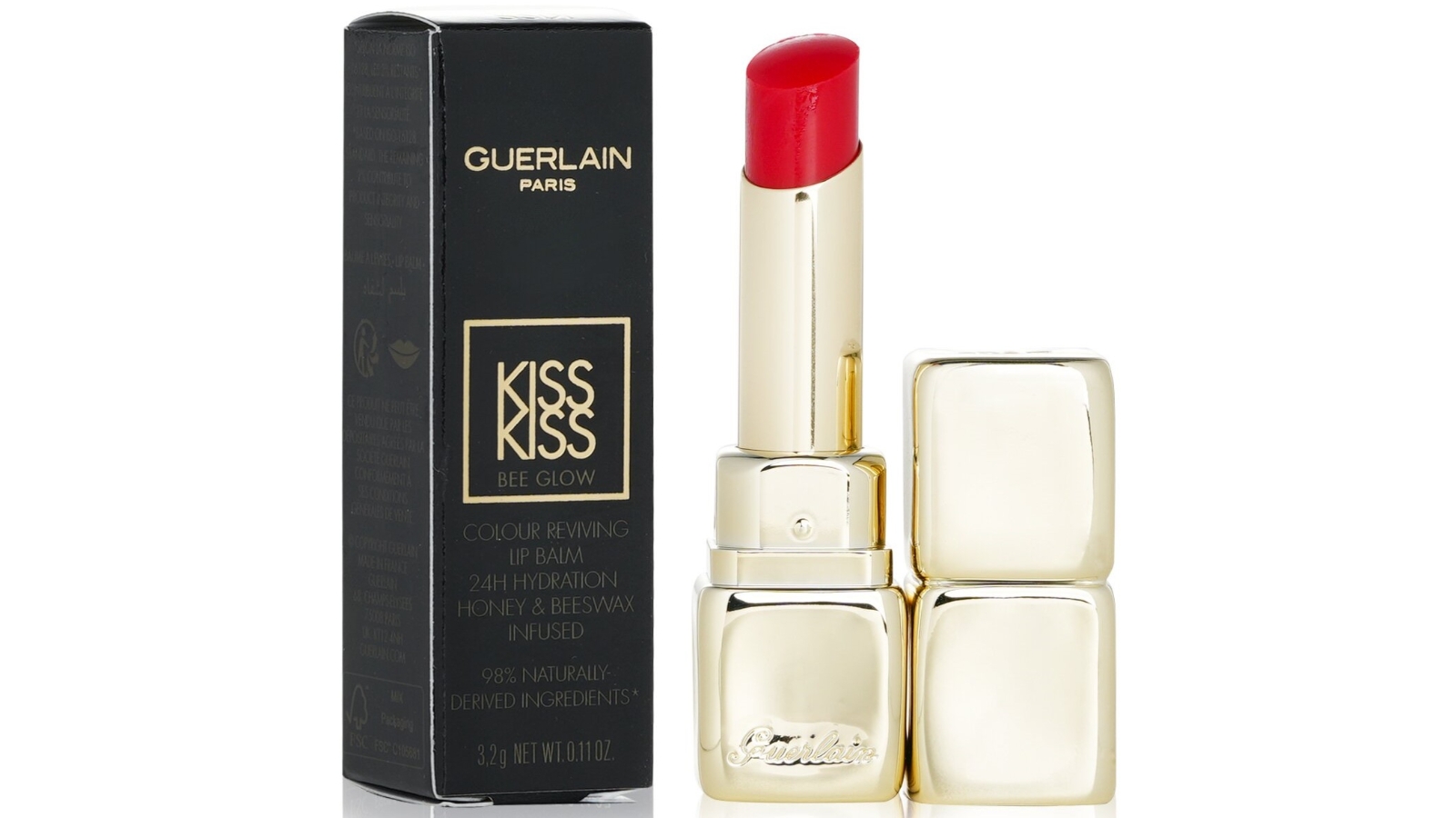 Guerlain KissKiss Bee Glow Lip Balm - 775 Poppy Glow - 3.2g/0.11oz