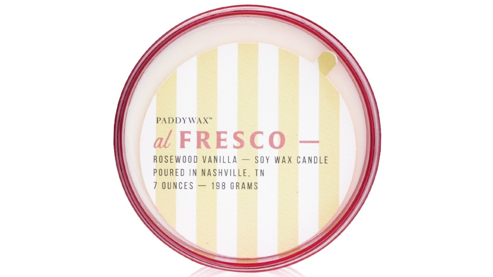 Paddywax Al Fresco Candle - Rosewood Vanilla - 198g/7oz