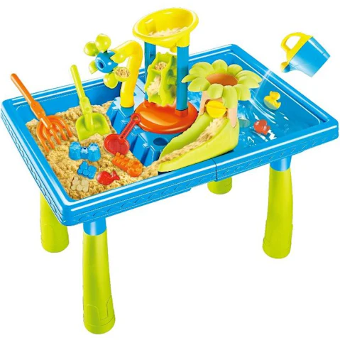 2-in-1 Outdoor Water Sand Table Kid Beach Play Toys Activity Set