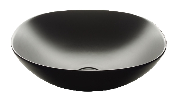 Parisi Pod 420mm Bench Basin - Matte Black