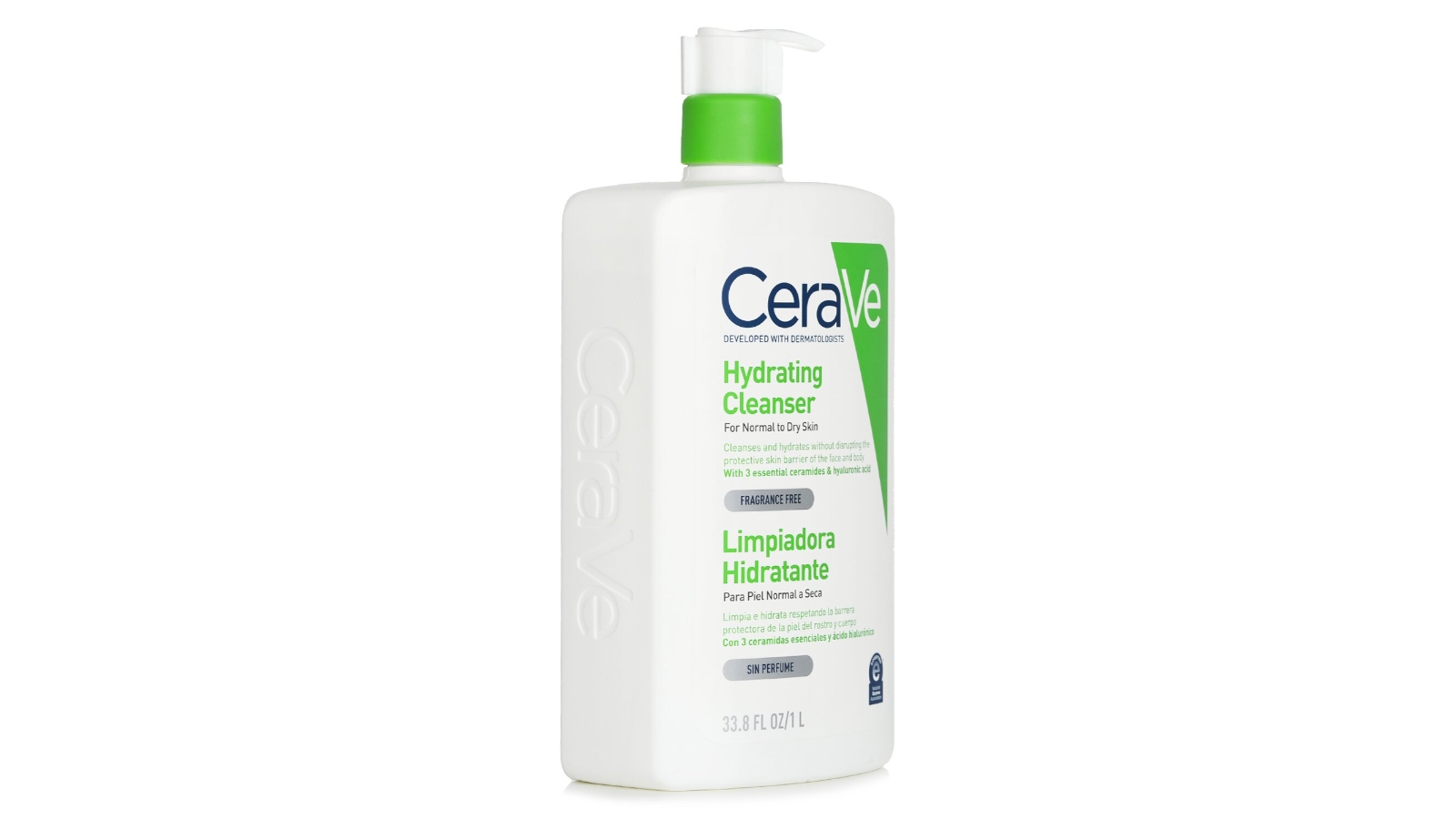 CeraVe Hydrating Cleanser 1000ml CeraVe Hydrating Facial Cleanser 473 ml + Free Water Bottle 1000ml