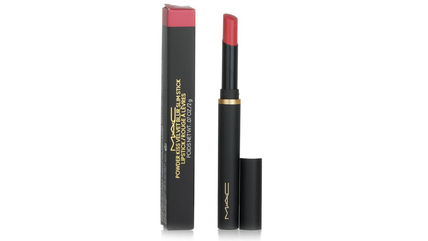 MAC No. 898 Sheer Outrage Powder Kiss Velvet Blur Slim Lipstick - 2g/0.07oz