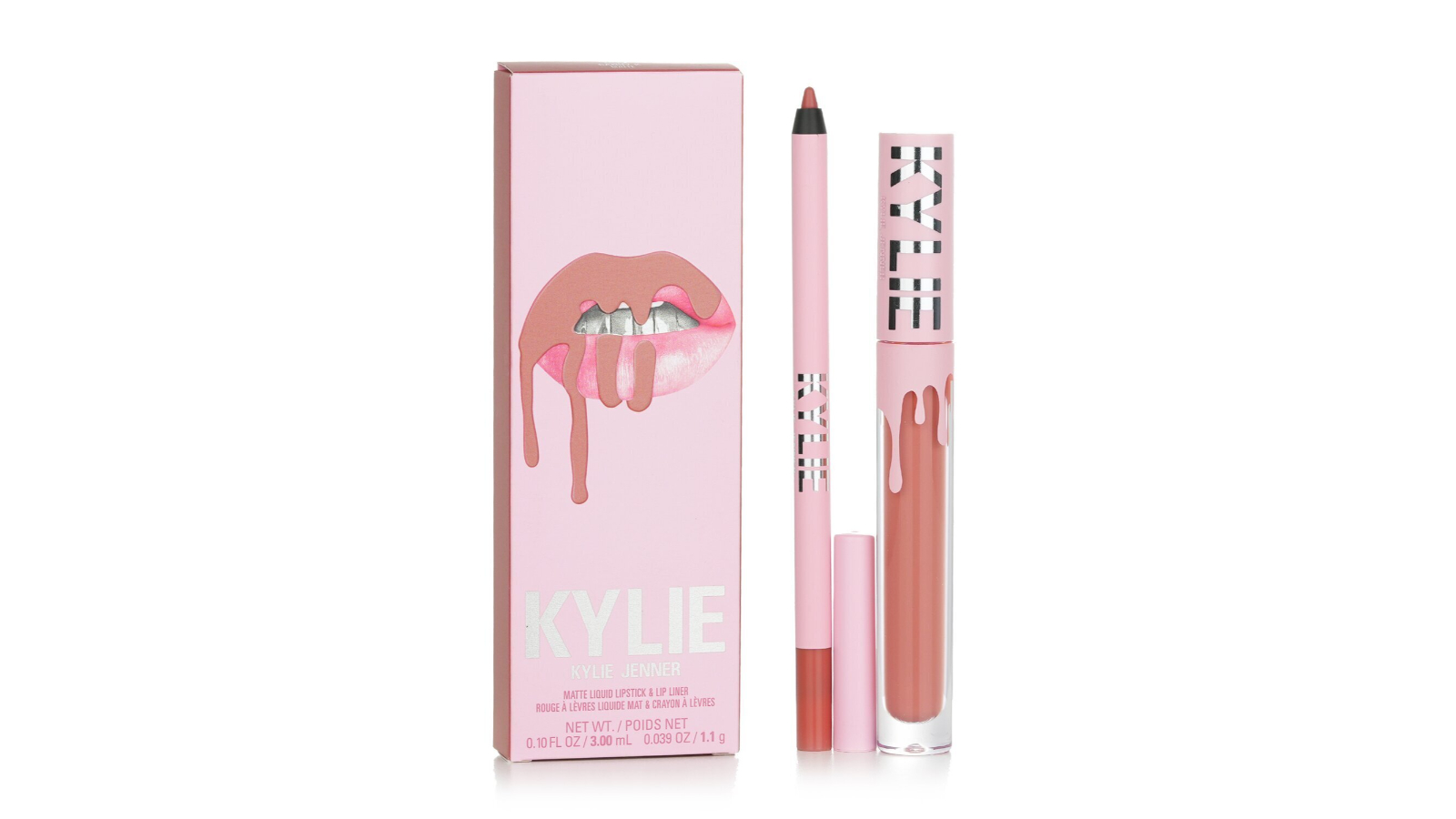 Kylie Cosmetics 2 Piece No. 802 Candy K Matte Matte Lip Kit - 1.1g