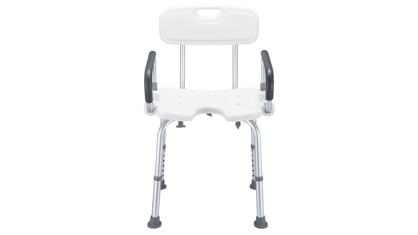 Adjustable Shower Chair for Elderly Disabled with Arm