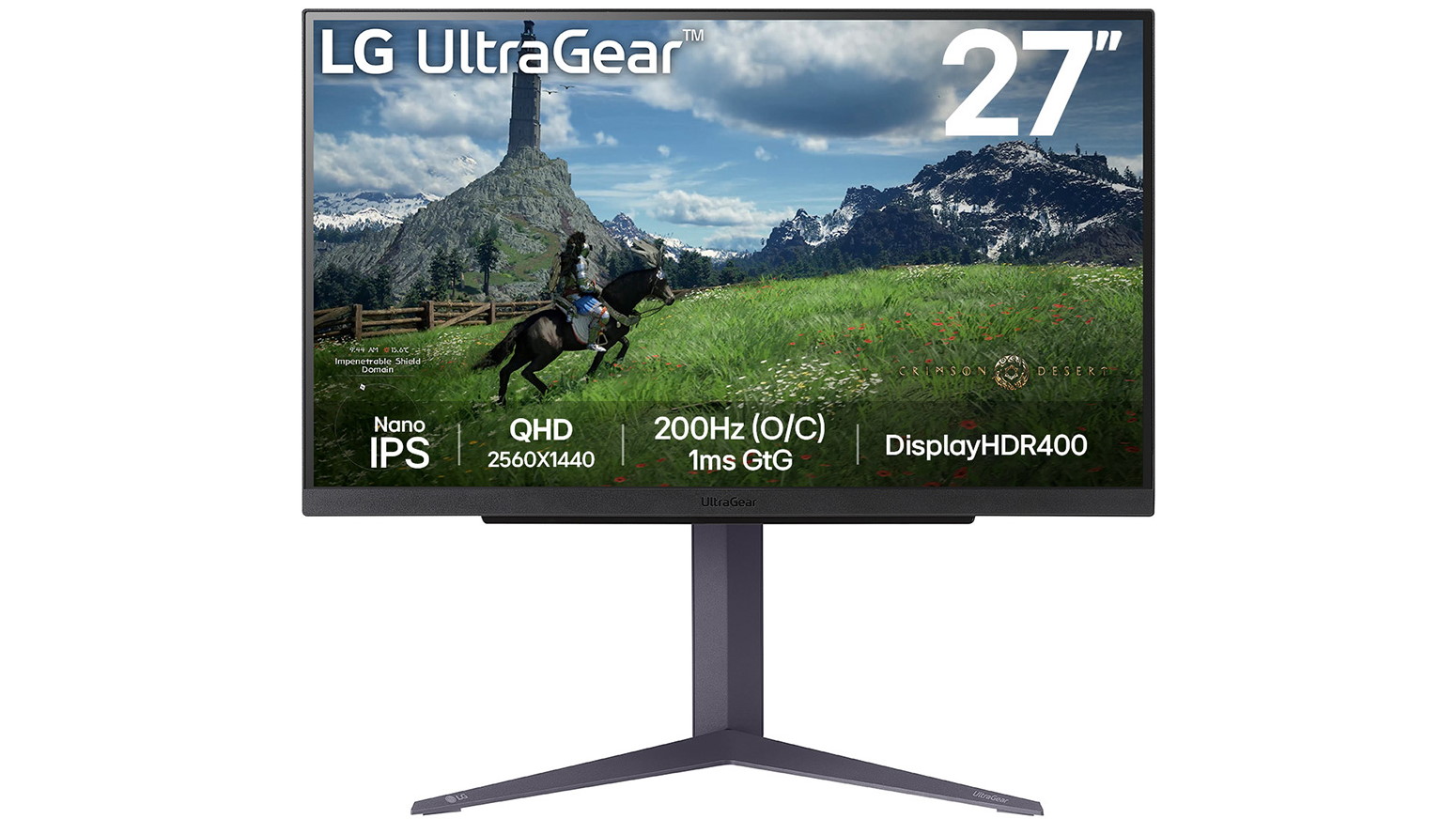 LG 27-inch UltraGear QHD Nano IPS Gaming Monitor