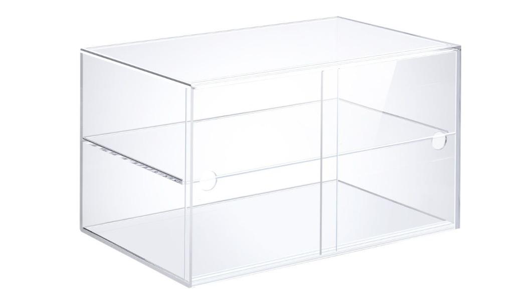 2-Tier Transparent Cupcake Cabinet 0.5cm Thick