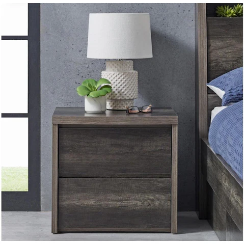 Nebula 2-Drawer Bedside Table