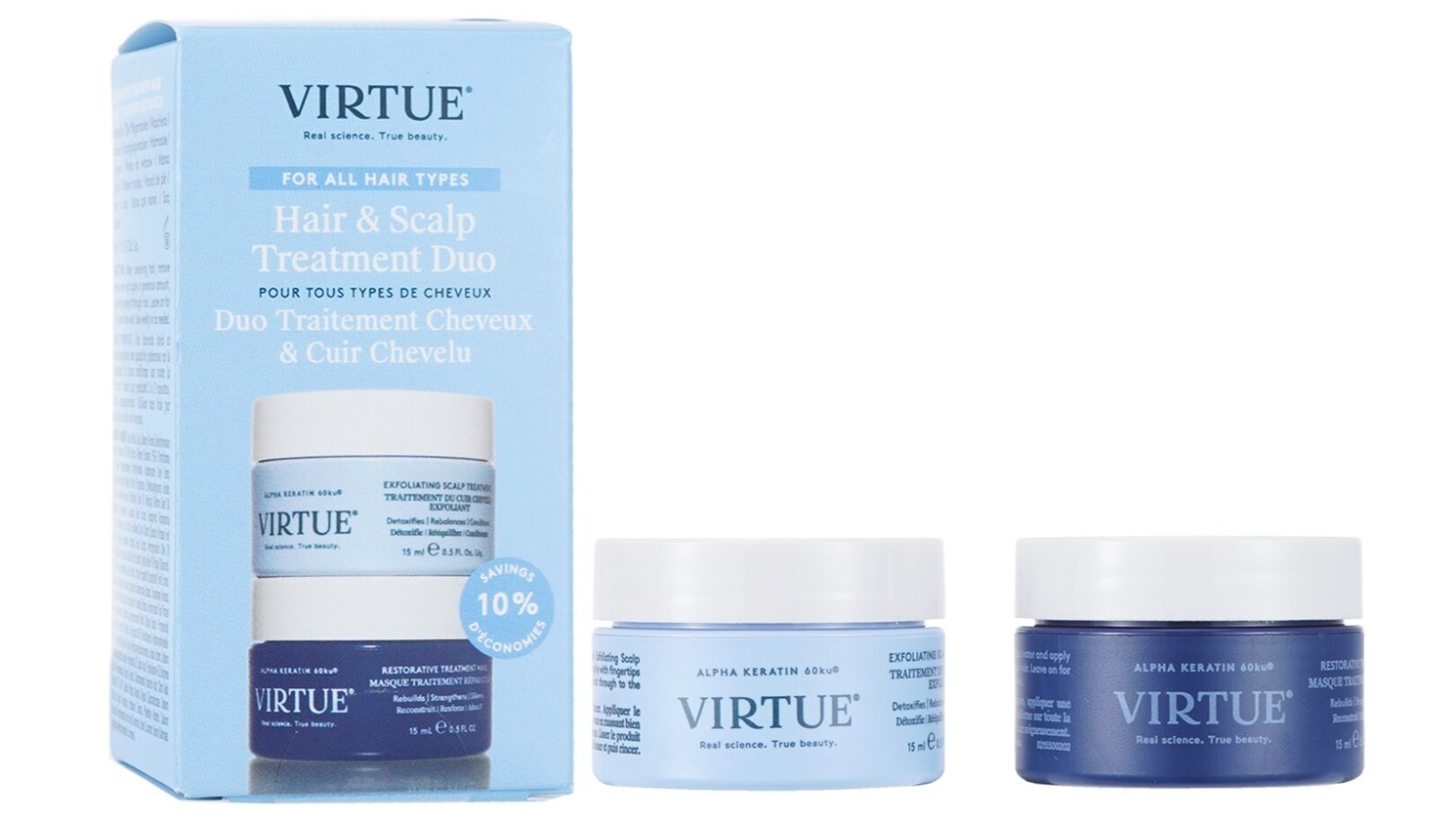 Virtue Hair & Scalp Reset Duo Set 2 Piece Harvey Norman