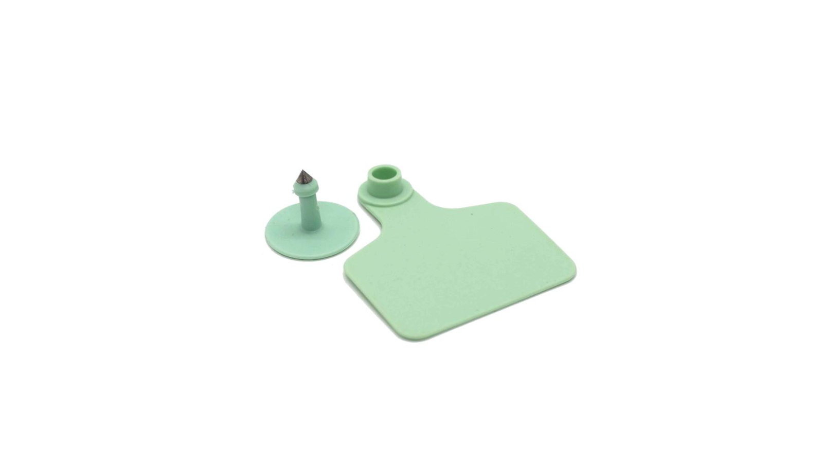 Rooster Farms 100 Piece Green Cattle Ear Tag - Medium