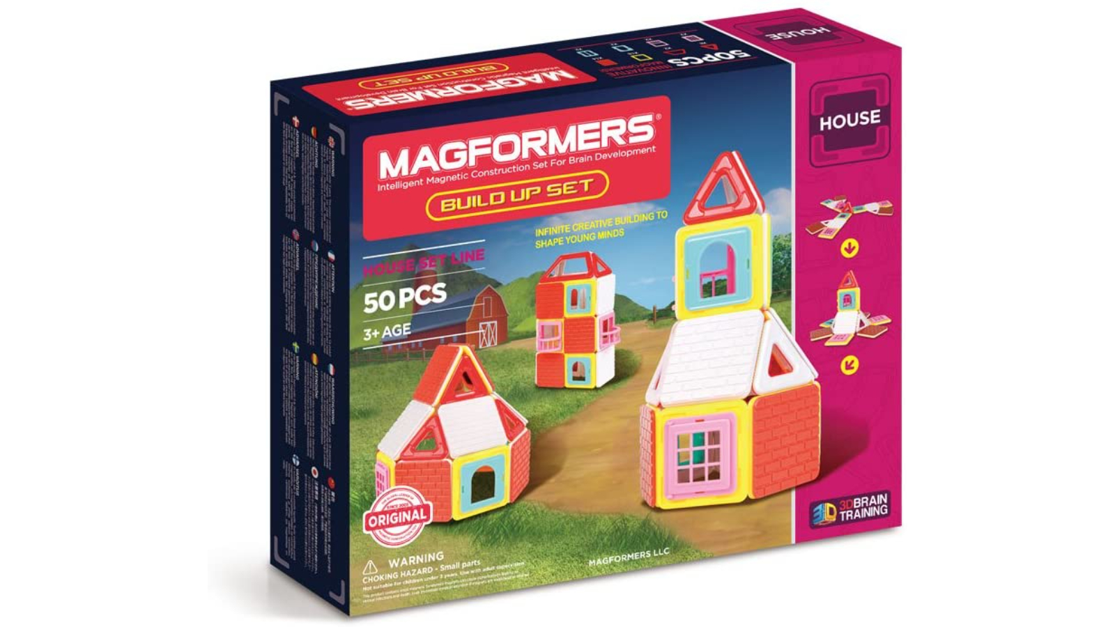 STEM 50 Piece Build Up Set Magnetic Building Kit | Harvey Norman