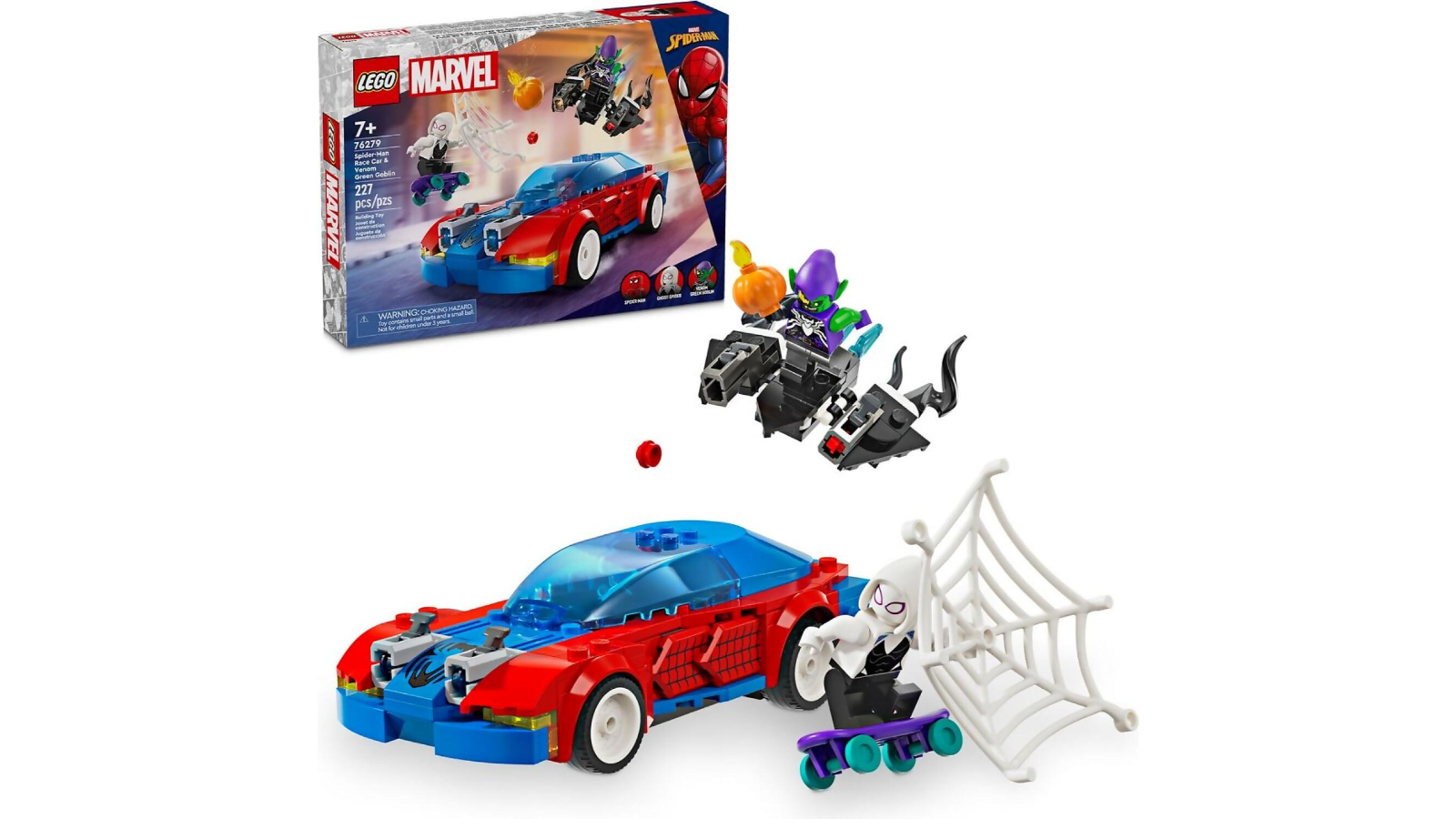 Lego 76279 Super Heroes Marvel Spider Man Race Car and Venom Green