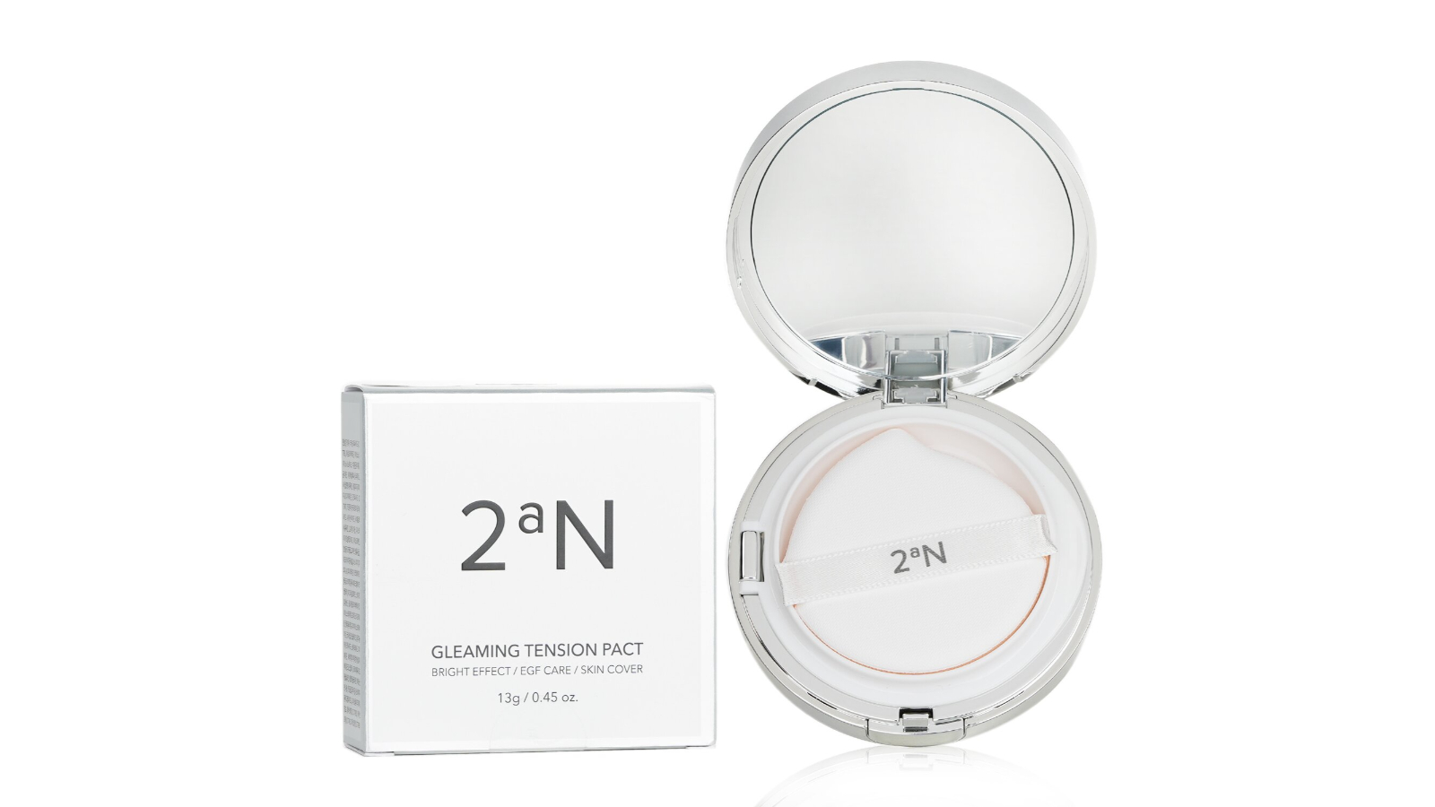 2aN No. 22 Medium Beige Gleaming Tension Pact - 13g/0.45oz