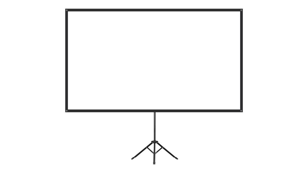 Home Theatre Portable Projector Screen Tripod Stand - 80inch