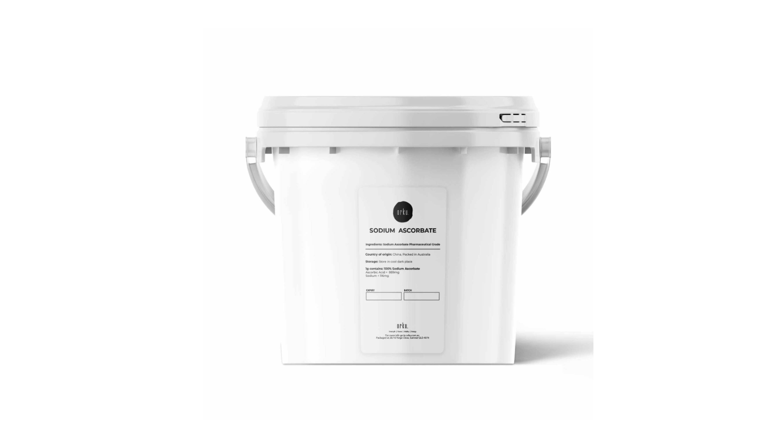 Orku High Purity Sodium Ascorbate Tub - 5kg
