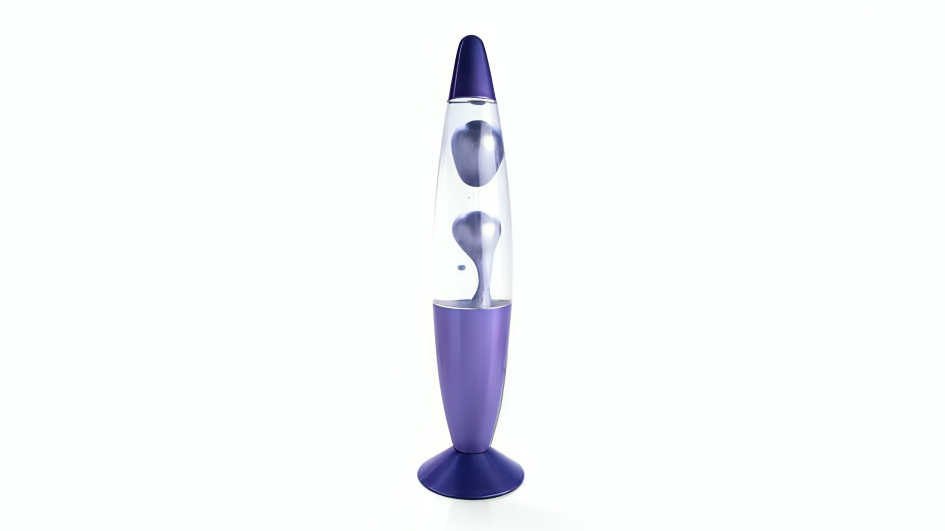 Latest Buys Metallic Magma Motion Lamp - Purple