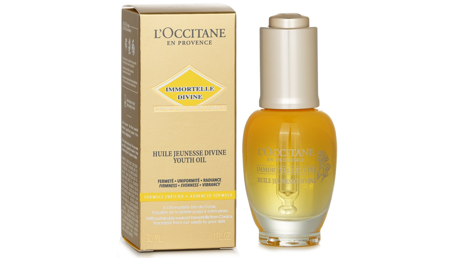 L'Occitane Immortelle Divine Youth Oil - 30ml/1oz | Harvey Norman