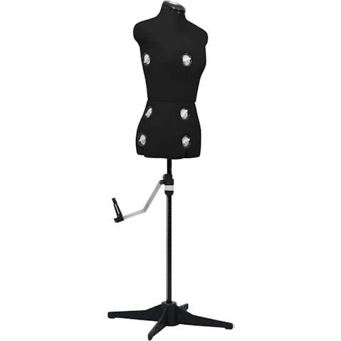vidaXL Adjustable Small Dress Female Form - Black