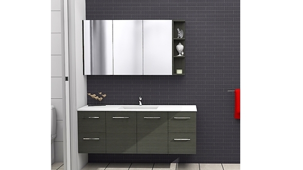 Timberline Eloura 1500mm WallHung Vanity with Centre Bowl Regal