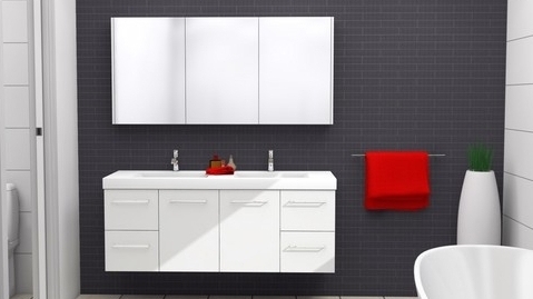 Timberline Eloura 1500mm WallHung Vanity with Double Bowl 70mm Grand