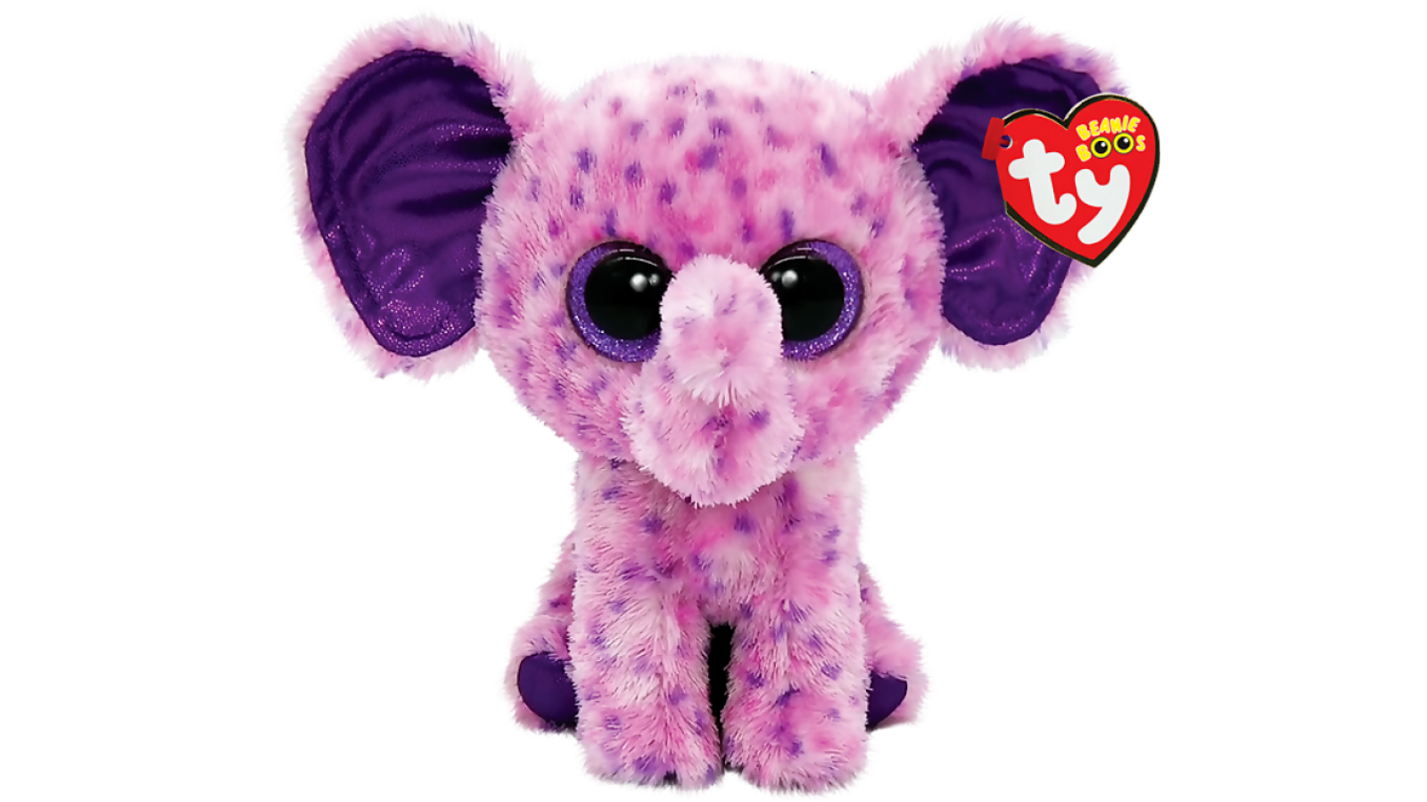 Beanie Boos Pink Eva Speckled Elephant - Small