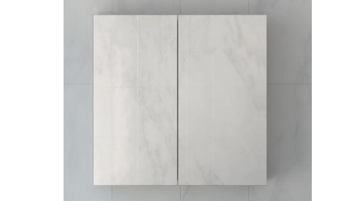 Timberline Eloura 750mm Double Door Shaving Cabinet - Gold Collection