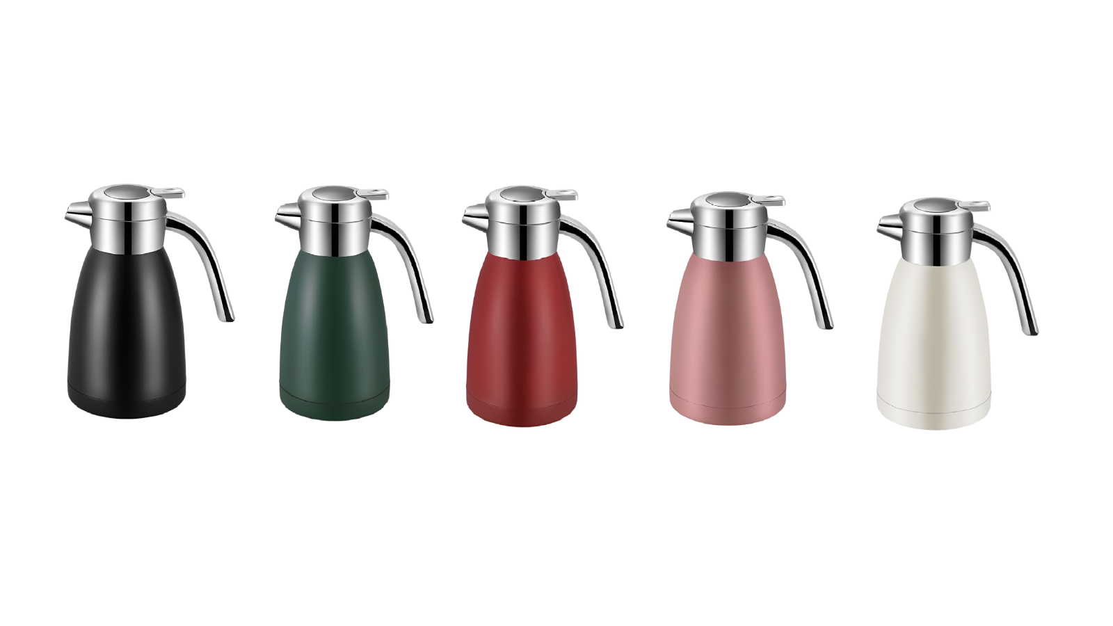 Soga Insulated Stainless Steel Kettle 1.2 Litre Thermal Jug Harvey Norman