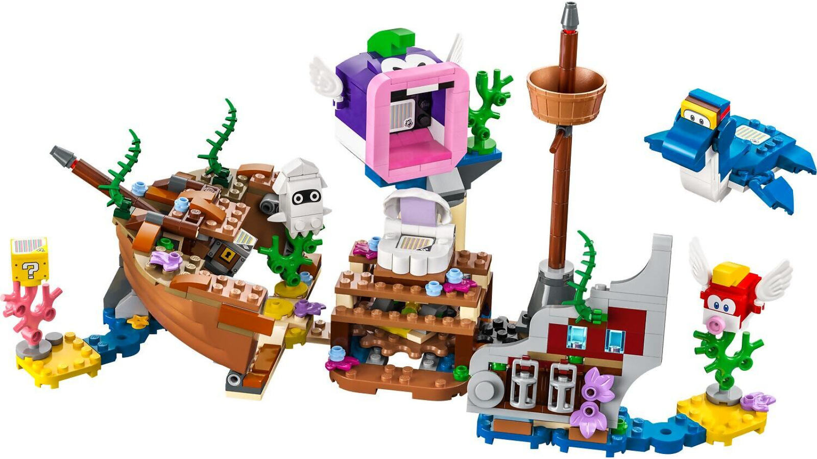 Lego 71432 Super Mario Dorrie Sunken Shipwreck Adventure Expansion Set
