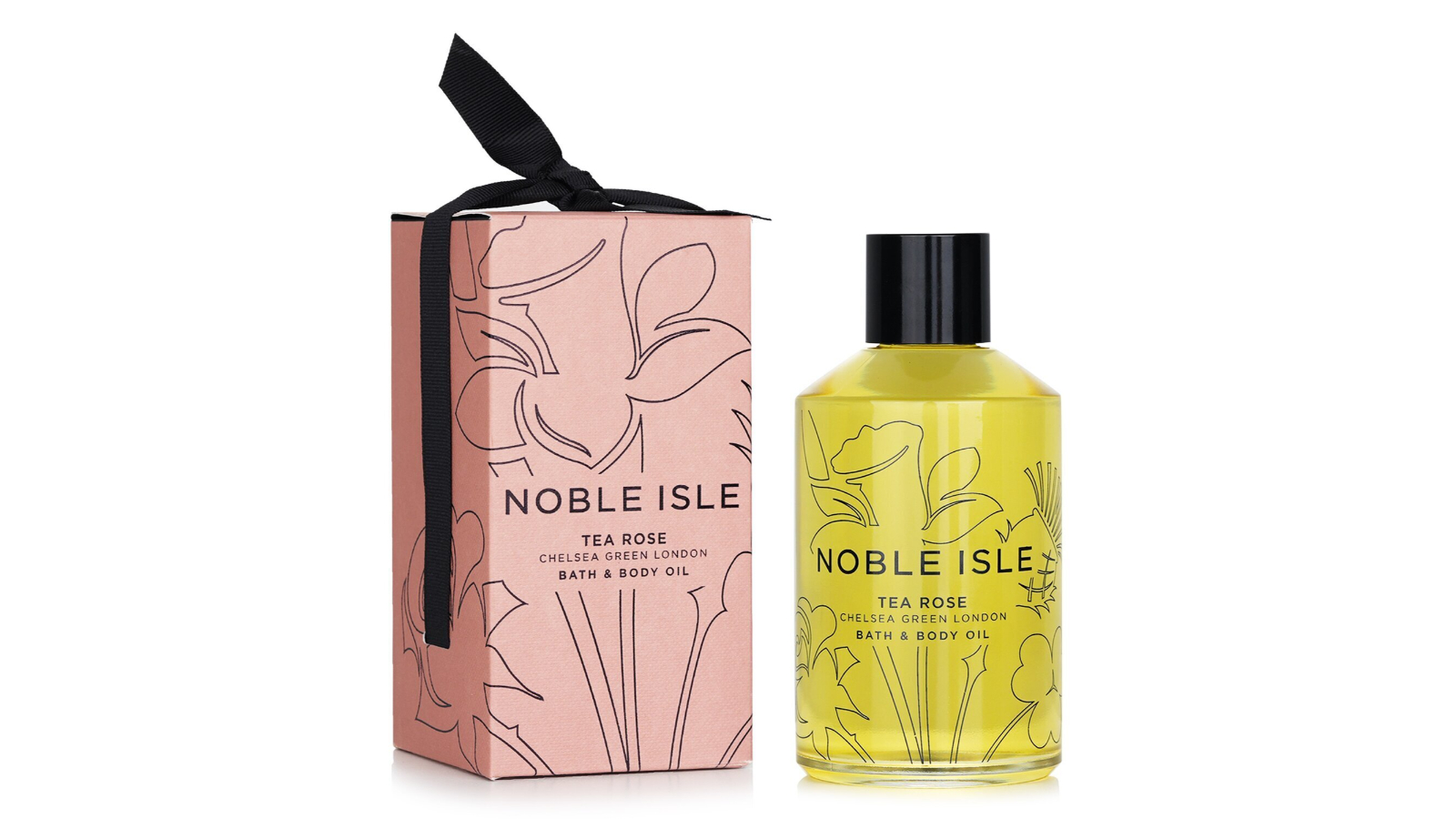 Noble Isle Tea Rose Bath and Body Oil - 250ml/8.45oz