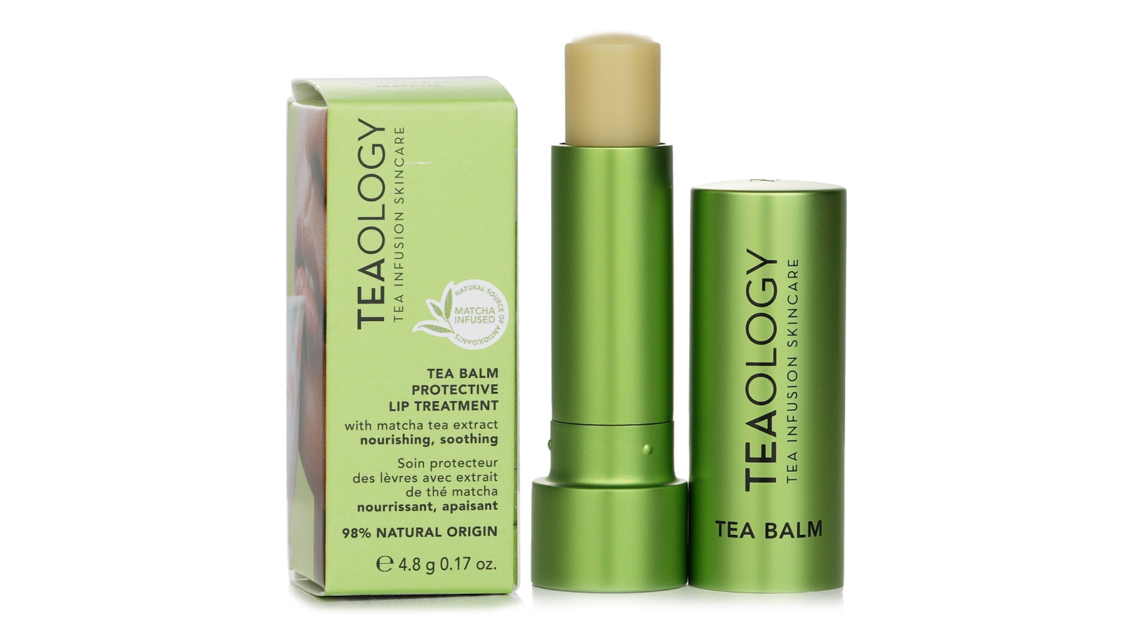 Teaology Transparent Matcha Tea Lip Balm - 4.8g/0.17oz