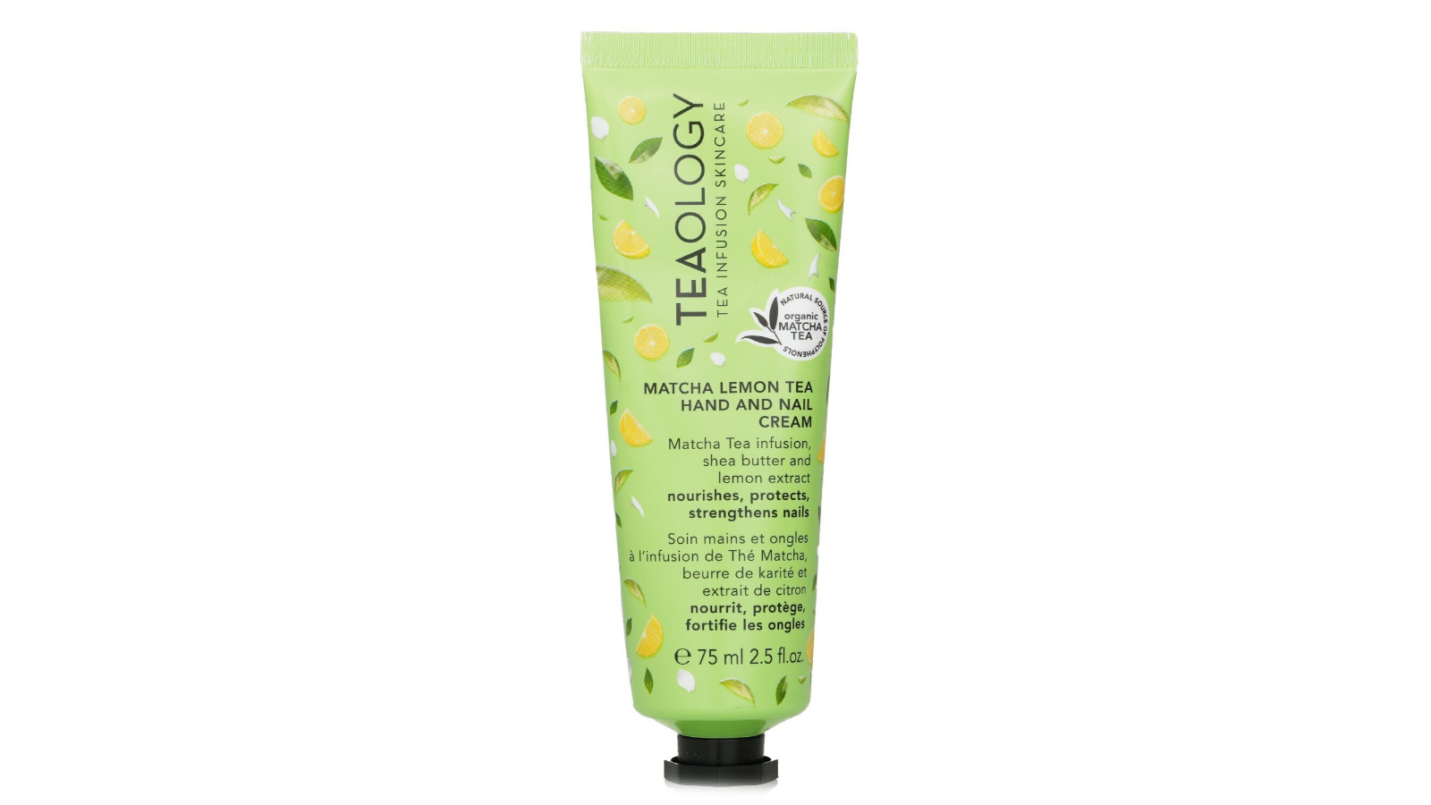 Teaology Matcha Lemon Tea Hand and Nail Cream 75ml/2.5oz