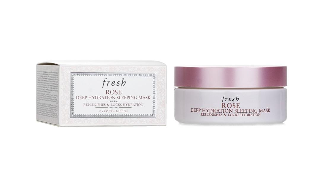 Fresh 2 Piece Rose Deep Hydration Sleeping Mask - 35ml/1.18oz