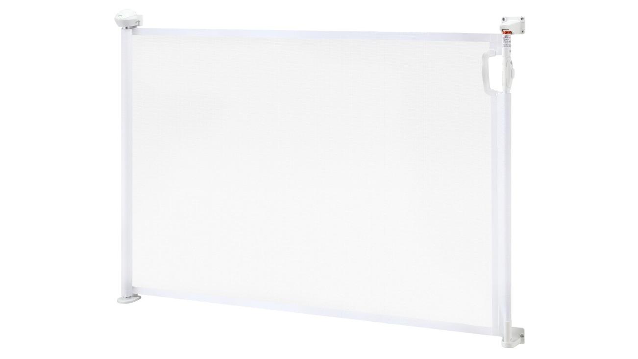 Pet Scene Mesh White Retractable Baby Enclosure Safe Guard for Stairs