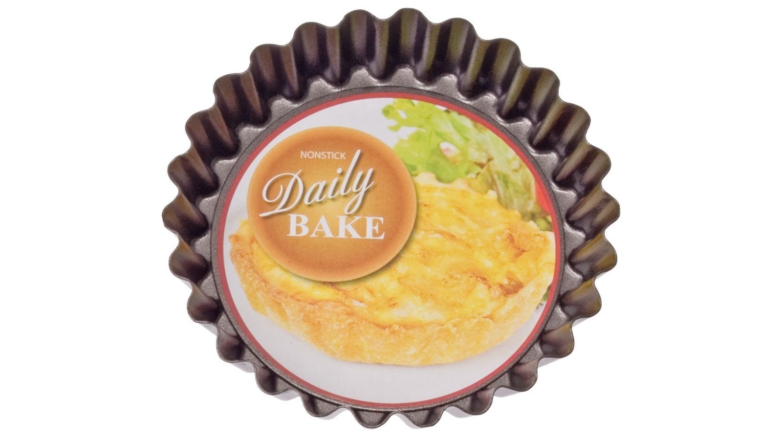 Daily Bake Mini Quiche Pan With Loose Base 10cm x 2cm Set of 6
