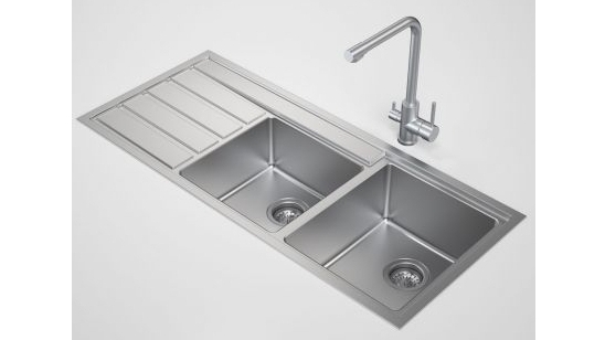 Caroma Compass 1.75 Right Hand Bowl Sink