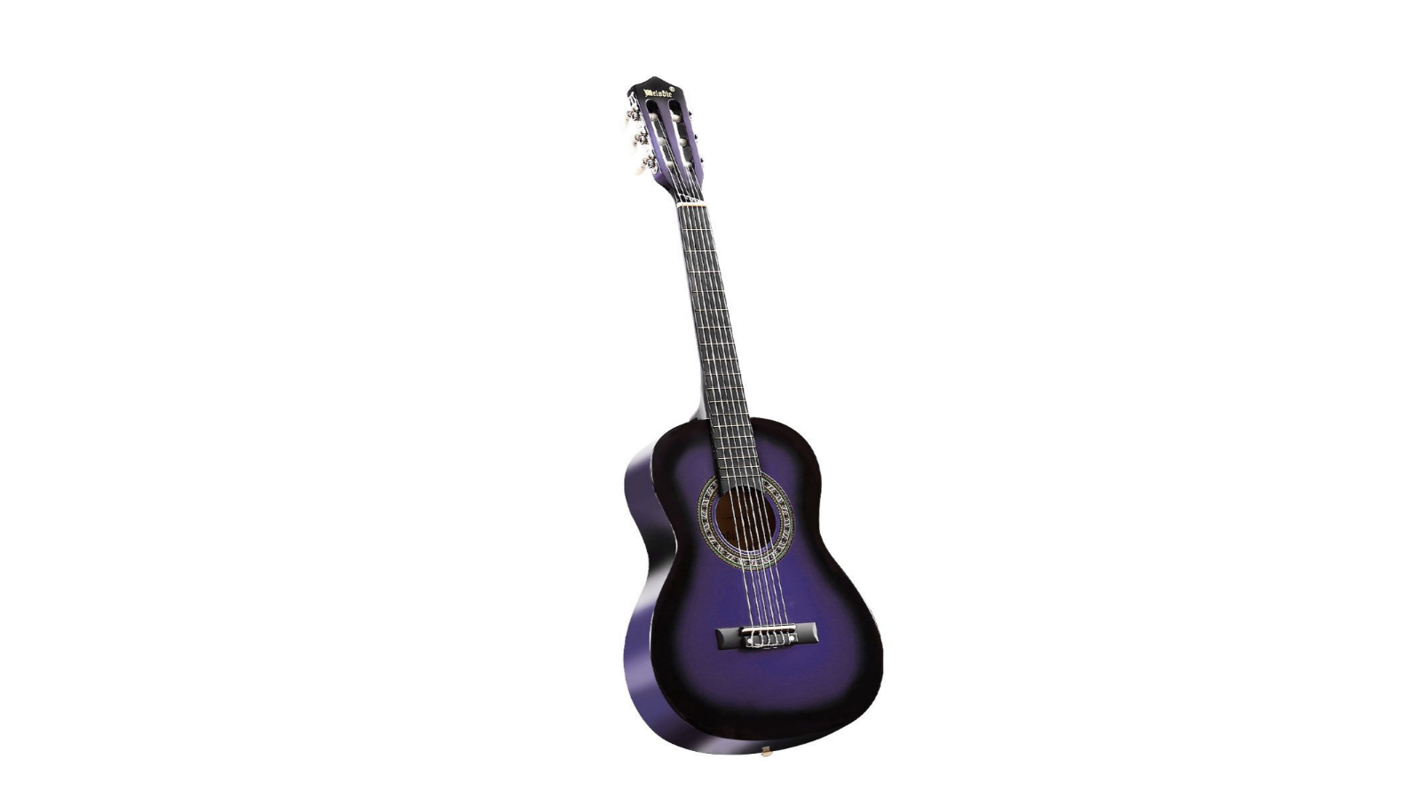 Melodic Kids Wooden 34inch 6-Strings Tuner Cutaway Acoustic Guitar - Purple