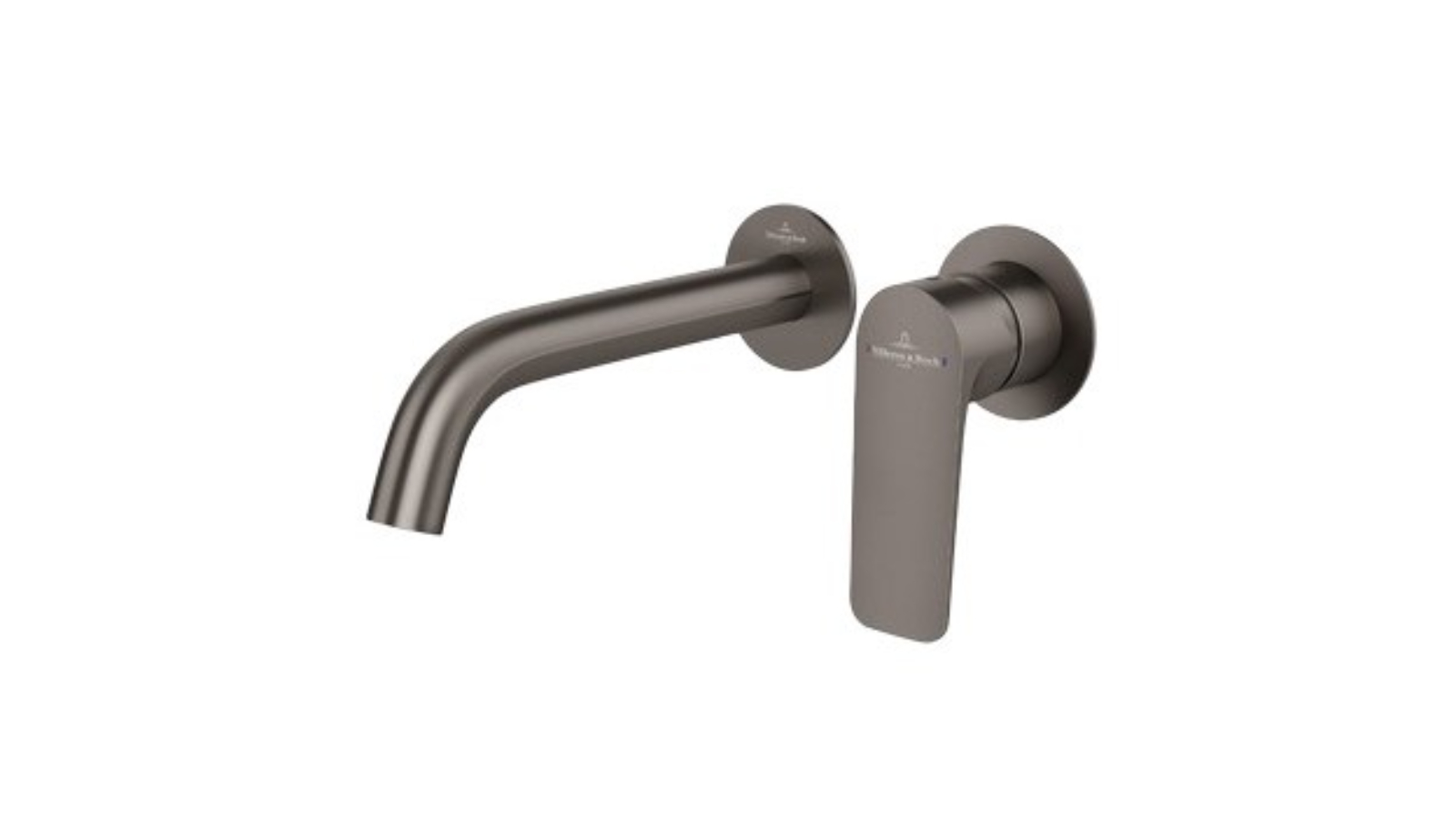 Vilerroy & Boch O.Novo Style S Wall Mounted Basin Trim Mixer - Gunmetal