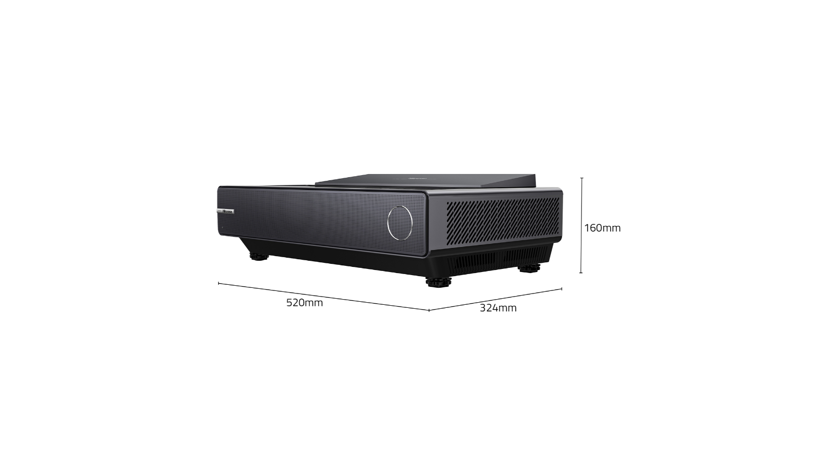 Hisense PX2-PRO Trichroma Laser Cinema Series Projector, Black