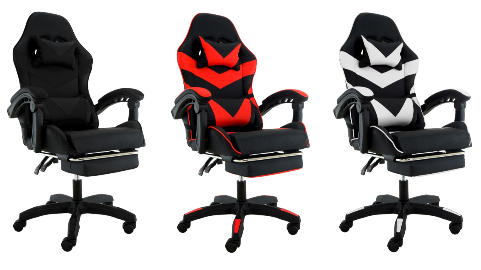 Klika Sarantino Cueva Retractable Footrest Reclining High Back Gaming Chair
