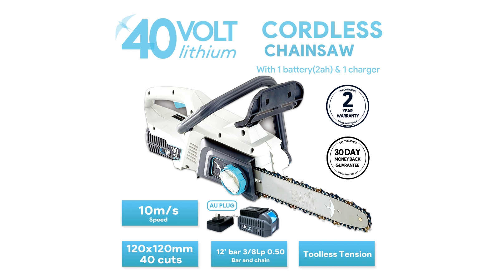 Swift deals cordless chainsaw