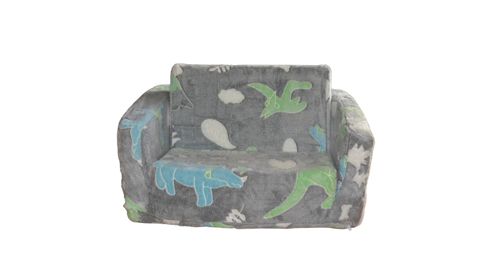 All 4 Kids Samuel The Dino Kid Couch with Storage
